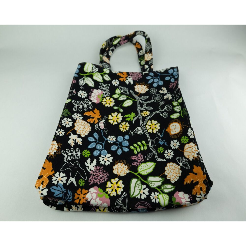 Vintage IKEA Fabric Floral Tote Handmade